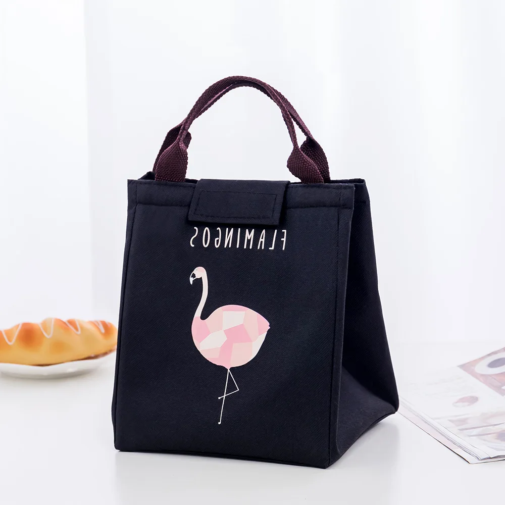 Милые Мультяшные изоляционные сумки Snailhouse с фламинго вместительные