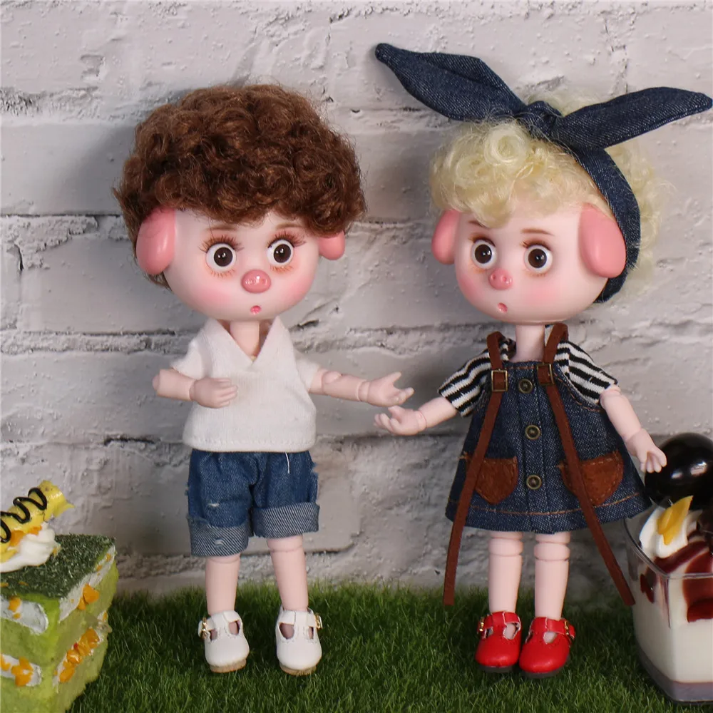 DBS Dream Феи 1/12 BJD 26 шарнирное тело 14 см DODO PIG симпатичная детская Подарочная коробка