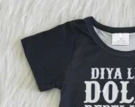 Детская одежда новый дизайн костюм для девочек черные с короткими рукавами и