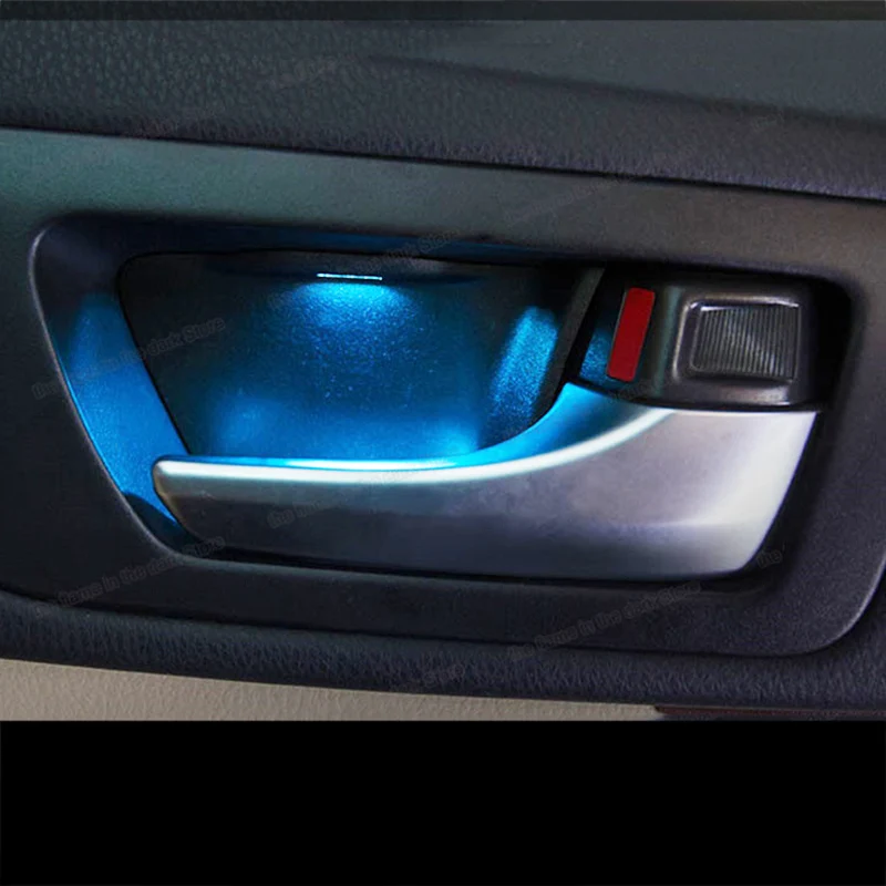 Lsrtw2017 led машинные дверные атмосферу светильник для toyota highlander 2013 2014 2015 2016 2017 2018 2019