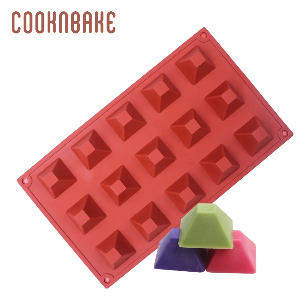 CDSM-425 COOKNBAKE силиконовая форма для выпечки торта 15 полости печенья плесень Цветок Конфеты Шоколад льда инструмент украшения торта инструмент - Цвет: CDSM-425