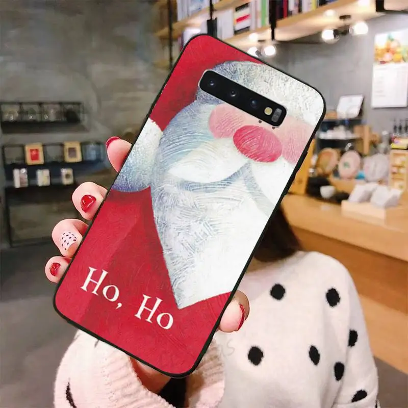 

Merry Christmas New Year fashion Phone Cases For Samsung A50 A51 A71 A20E A20S S10 S20 S21 S30 Plus ultra 5G M11 funda shell