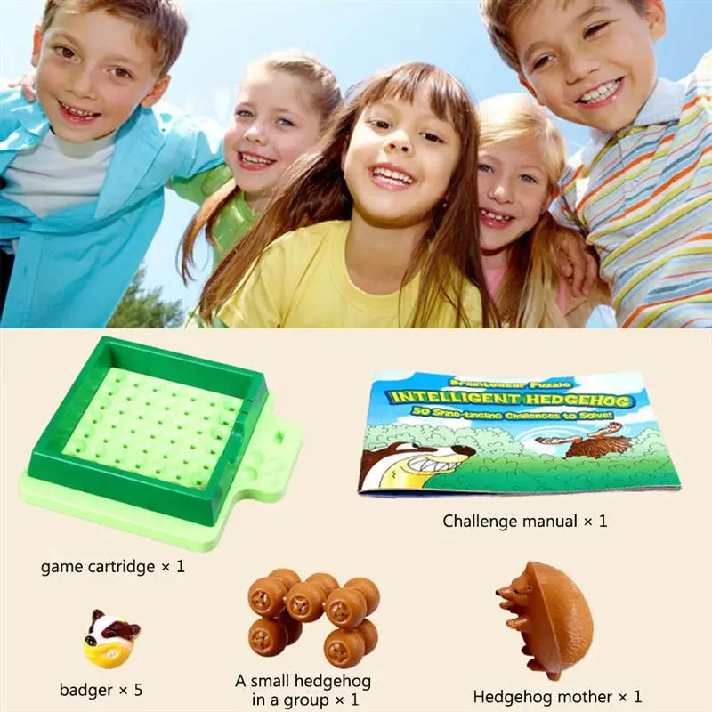Labyrinth Room Hedgehog Escape Board Game Brain Teaser Parent-Child Interactive Intelligence Development Early Education Toys | Игрушки и