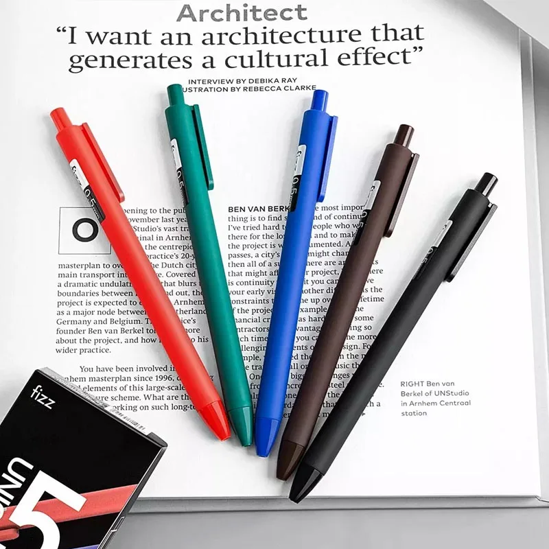 Ручка гелевая Fizz 5 цветов 0 мм с цветными чернилами | Электроника