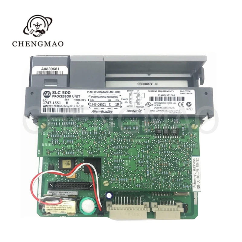 Allen Bradley PLC 1747 L551 SLC 500 процессорный блок ЦП модуль L551|Детали и аксессуары для