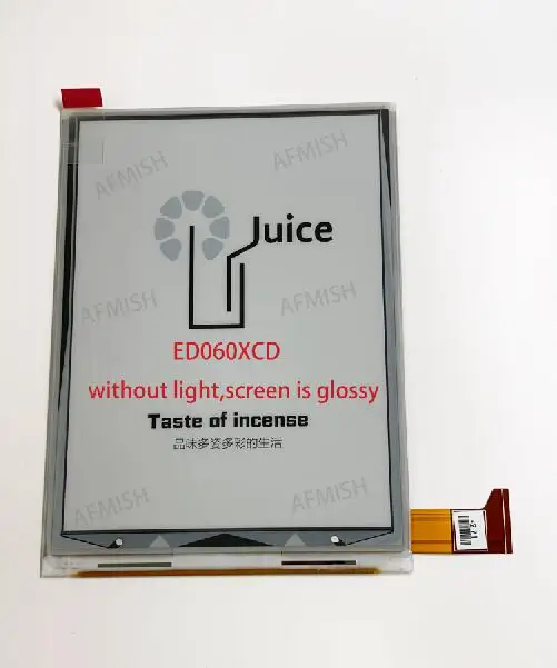ЖК дисплей eink ED060XCD 6 дюймов 100% новый для onyx book ceaser 2 экран с подсветкой без касания