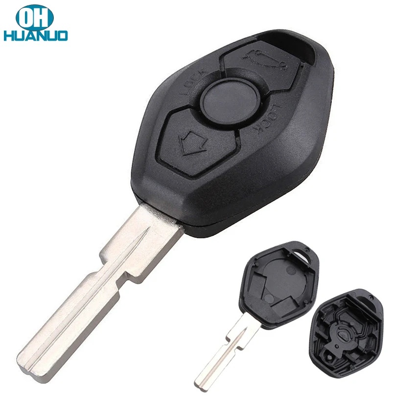 Чехол для ключа с 3 кнопками BMW 5 7 Series Z3 Z4 X3 X5 M5 325 330 318 E38 E39 E46 E65 HU58|Ключ от авто| |