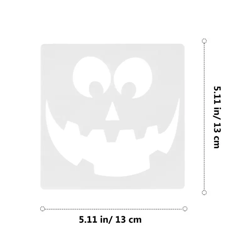 

25Pcs Halloween DIY Painting Templates Stencils Chic Drawing Stencils (White)
