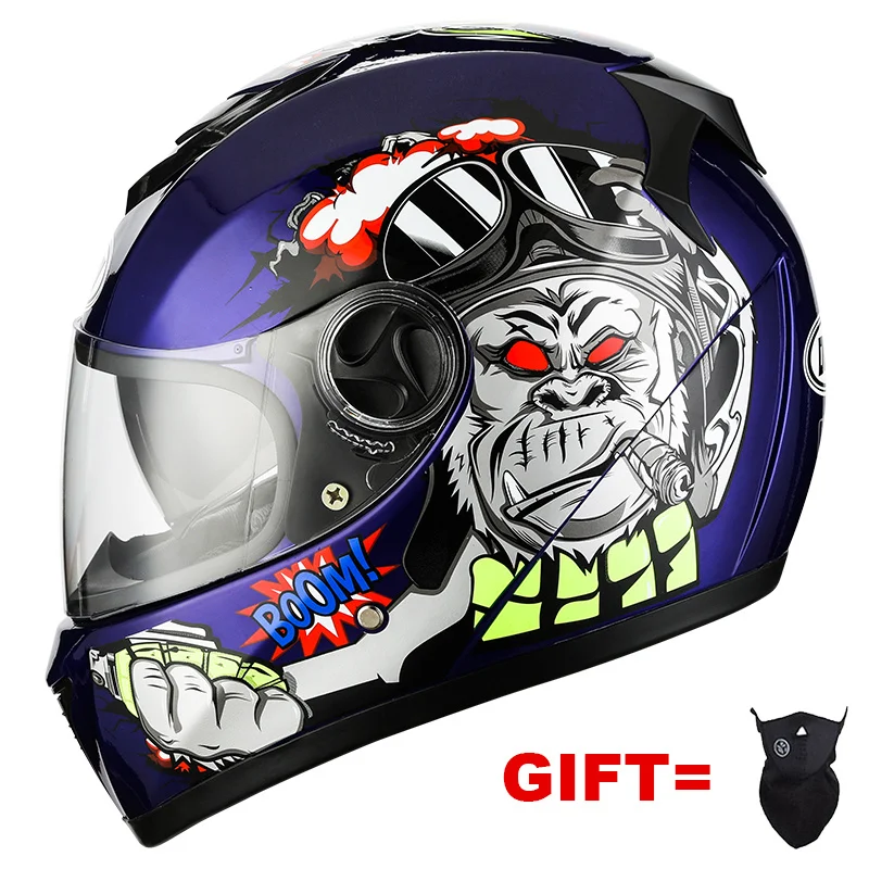 

Best Sell 2021 Full Face Motorcycle Helmet With Dual Lens Motorbike Helmet For Adults Double Visors For Adults Casco Motocross