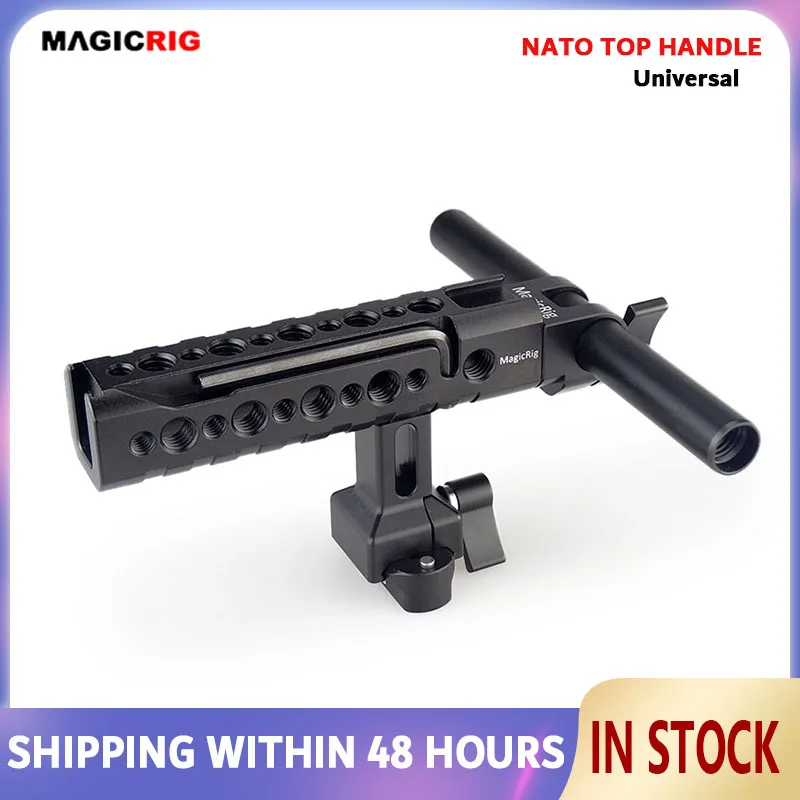

MAGICRIG ручной захват NATO Cheese верхняя ручка с направляющей NATO 15 мм стержневой зажим Крепление холодного башмака для DSLR камеры видеокамеры