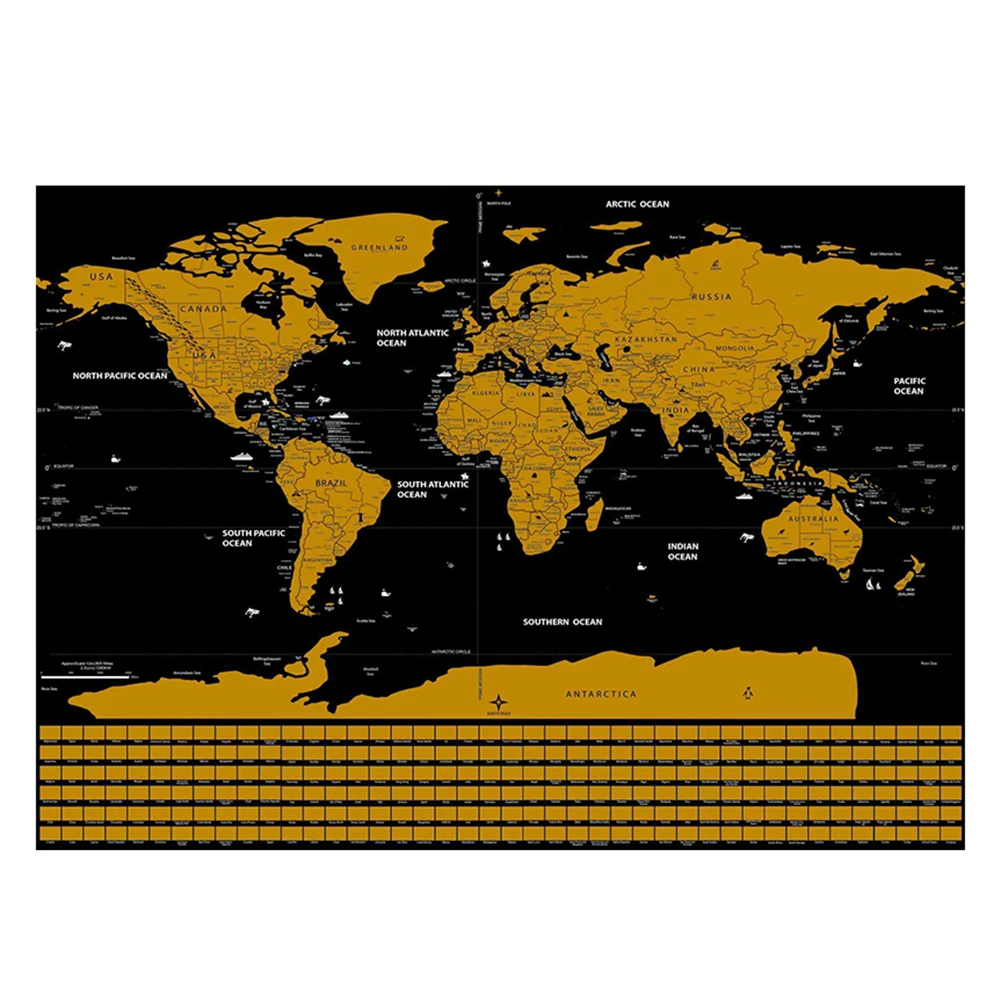 Deluxe Erase карта мира путешествия Скретч Карта мира карта путешествия царапины карта комнаты домашнего офиса украшения наклейки на стену хорошая упаковка
