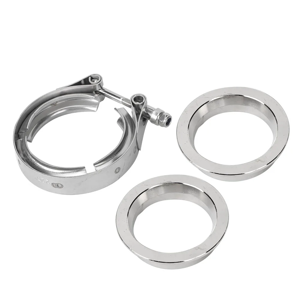 

Stainless Steel V-Band Clamp with Flange for Auto Exhaust Pipe2.5inch-63mm