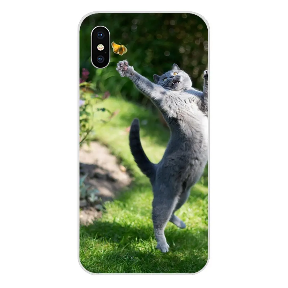 Butterfly Cat For Samsung Galaxy Note 5 8 9 S3 S4 S5 S6 S7 S8 S9 S10 5G mini Edge Plus Lite Personalized Print Phone Case | Мобильные