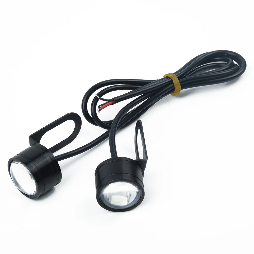 2 шт. мотоциклетный прожектор холодные синие линзы светодиодные фары Дневные