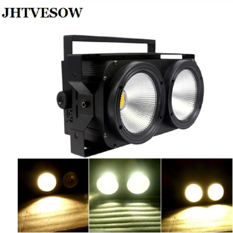 2 eyes LED COB DMX Stage Effect Blinder Light Cool and Warm White Professional &amp DJ Audience Matrix warm&ampcold white 2in1 | Освещение