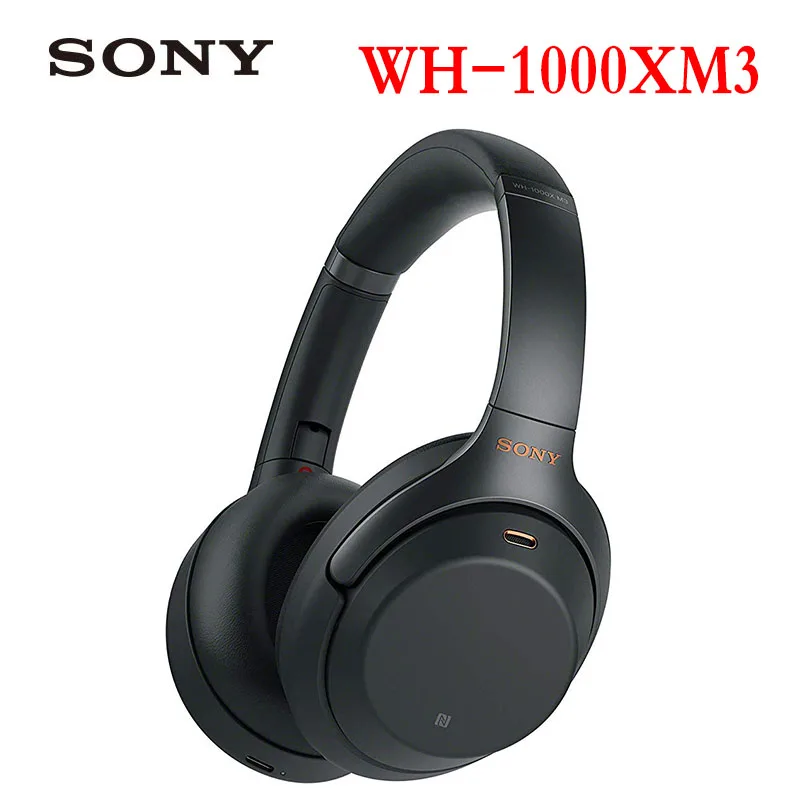 

Наушники-вкладыши с шумоподавлением Sony Wh-1000xm3, Bluetooth-наушники с микрофоном