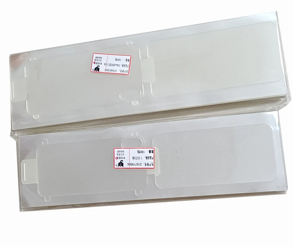 100Pcs/Lot Plastic Seal Factory Screen Protector Wrap Film For iPhone 6 6S 6P 7 7P 8 8G 7G Plus X XS XR 12 Mini 11 13 Pro Max