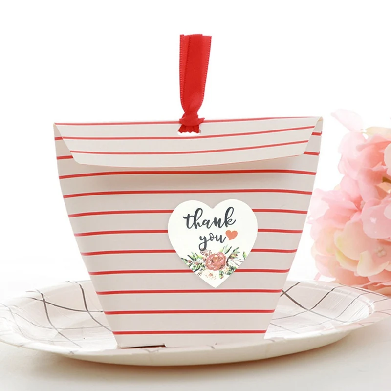 500 шт./рулон милые декоративные наклейки в виде сердца и цветов | Канцтовары для