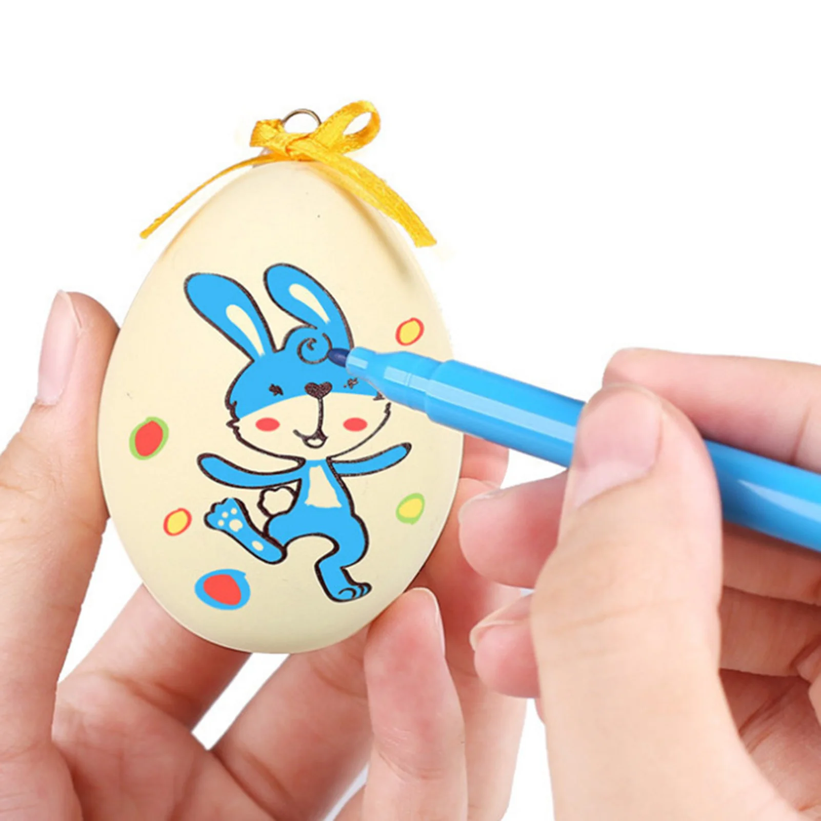 

6 шт./1 набор, пасхальное яйцо и разноцветная ручка