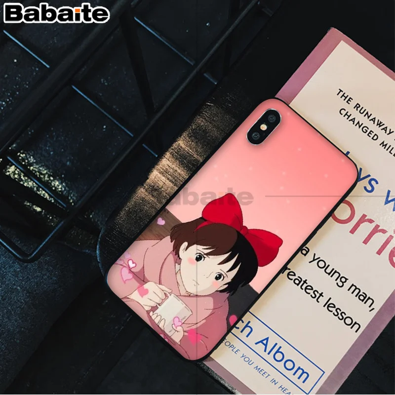 A7 Babaite Kikis служба доставки ТПУ черный чехол для телефона чехол для iPhone X XS MAX 6 6S 7 7plus 8 8Plus 5 5S XR - Цвет: A7