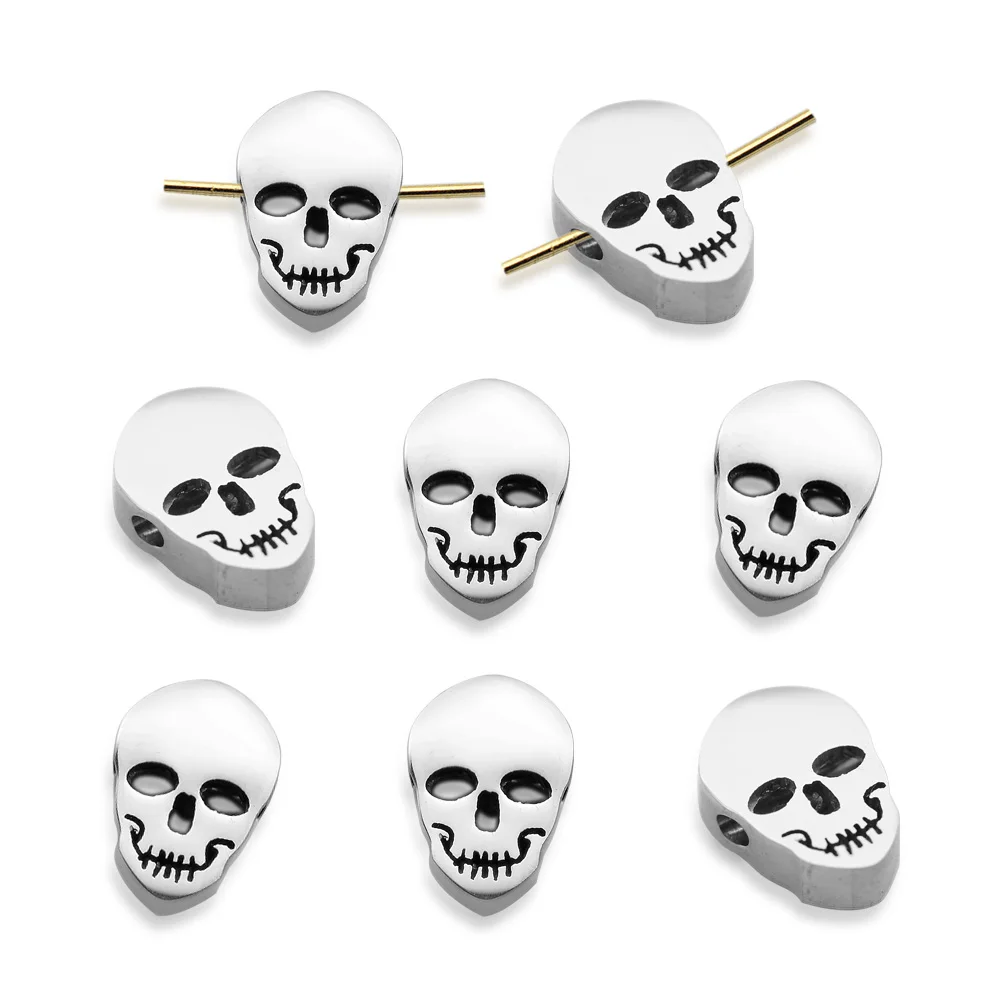 3 шт./лот 100% бусины из нержавеющей стали с маргариткой и цветком подвески сделай