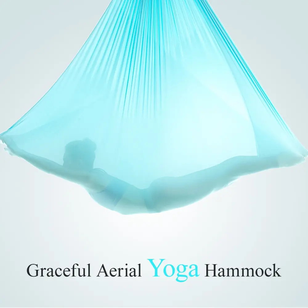 Гамак для аэройоги 5 м X 2 8 качели йоги прочная воздушная анти гравитационная