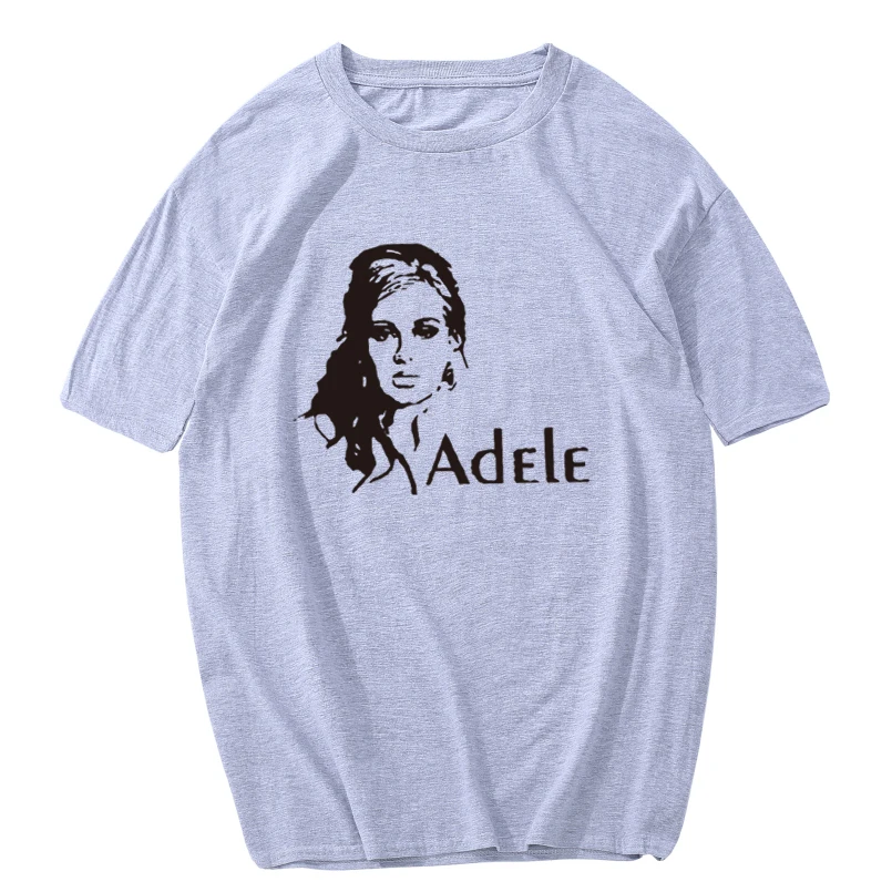 

Adele Breathable Cotton T Shirt Men Hip Hip Hipster O-Neck Casual T-Shirt Summer Tops 2021 Vintage Aesthetic Tshirt Men Tees