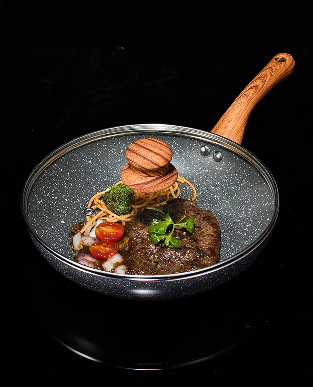 Сковорода с антипригарным покрытием 24/26/28 см | Дом и сад