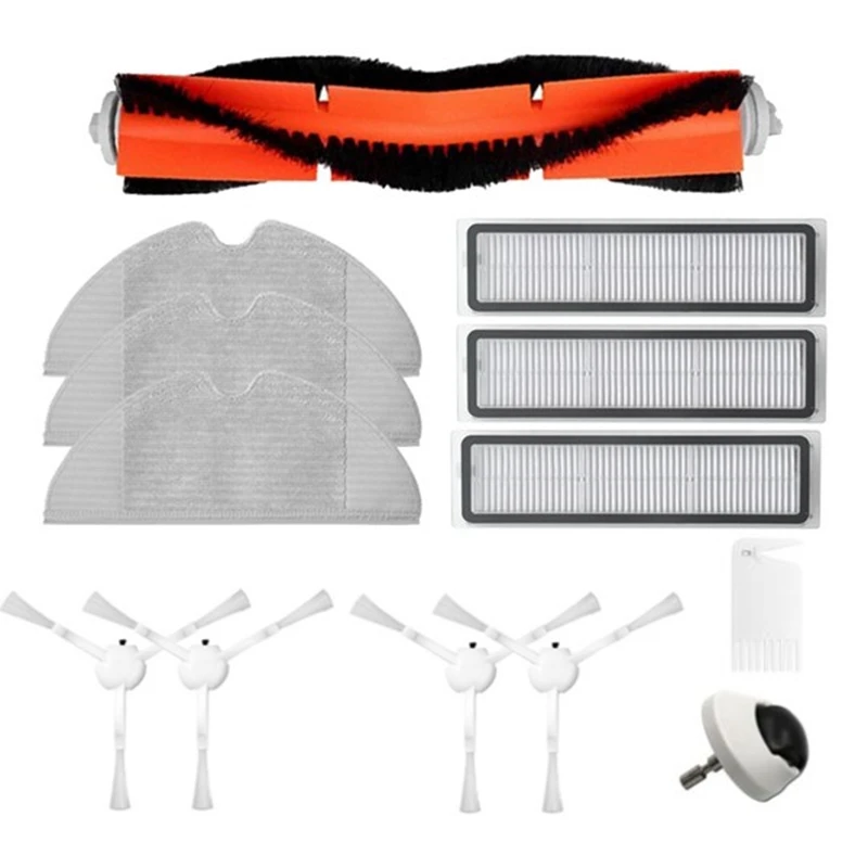 

Запчасти для робота-пылесоса Xiaomi Dreame D9, основная щетка, боковая щетка, фильтр, ткань, фильтр для швабры, Сменные аксессуары