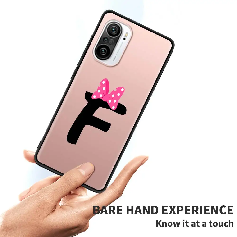 

Cute Pink Letter Tpu Phone Case for Xiaomi Redmi Note 9S K40 8 9 8T 9T 7 9C 9A 7A 6A 8A K30 Pro Soft Silicone Cover