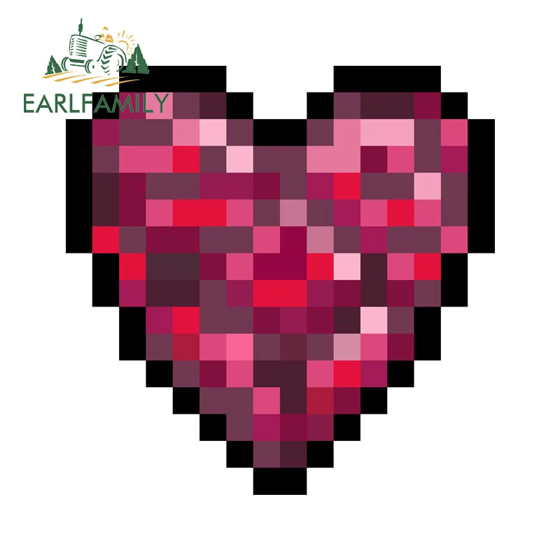 

EARLFAMILY 13 см x 13 см, забавная Хрустальная наклейка для автомобиля Terraria Life, крышка для топливного бака, наклейки для мотоциклов, мультяшный Стайлинг автомобиля