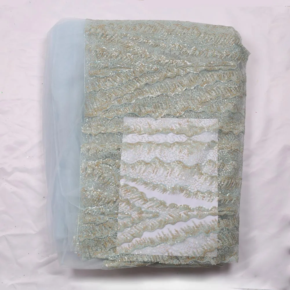 Кружевная ткань с вышивкой в африканском стиле французская сетчатая кружевная