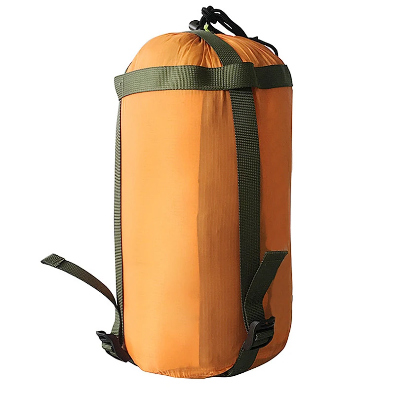 Waterproof Compression Stuff Sack Outdoor Camping Sleeping Bag Storage Bag 38*18cm Drawstring design nylon Pack outdoor tools