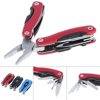 multifunction folding mini pliers screwdriver can bottle opener combination tool accessories with nylon bag for outdoor camping