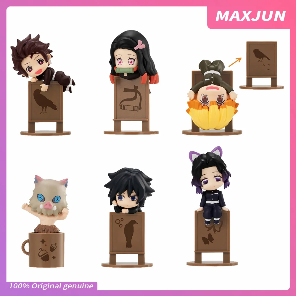 

MAXJUN Original genuine Anime Demon Slayer Figure Kamado Nezuko mini 3.5cm PVC Model Doll Toys Kimetsu No Yaiba Tanjirou Figure