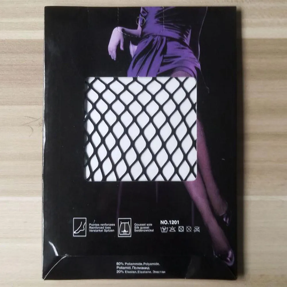 Черные чулки в сеточку женское нижнее белье прозрачные тонкие длинные носки с