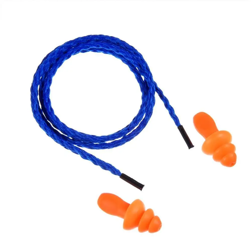 

Silicone Christmas Tree Type Earplugs With Wire For Noise Sound Prevention Insulation And V2N2