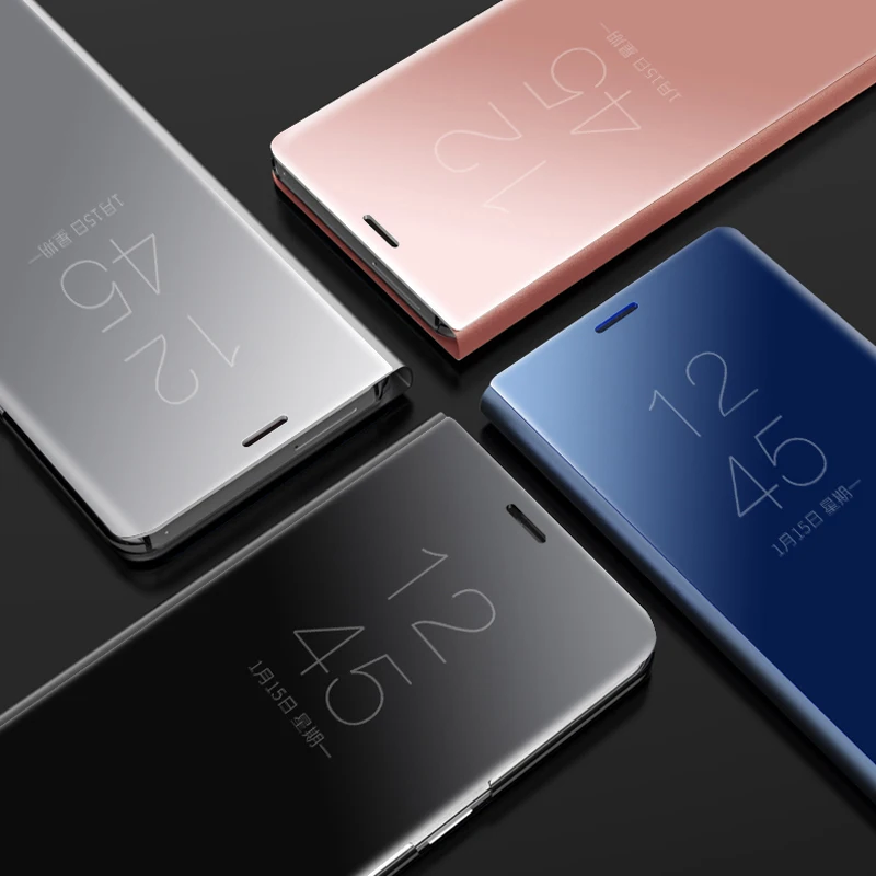 OLOEY флип зеркальный Прозрачный чехол для телефона Asus Zenfone Max Pro M2 противоударный Pc