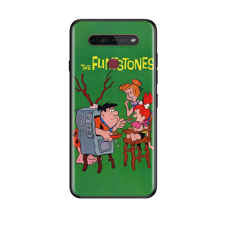 

Cartoon Funny Cute Fred Flintstone For LG G8 V30 V35 V40 V50 V60 Q60 K40S K50S K41S K51S K61 K71 K22 ThinQ 5G Phone Case