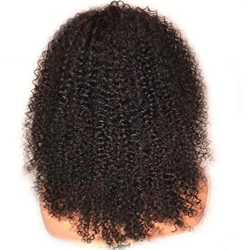 Монгольские Курчавые Кудрявые волосы верхние парики с челкой недорогие