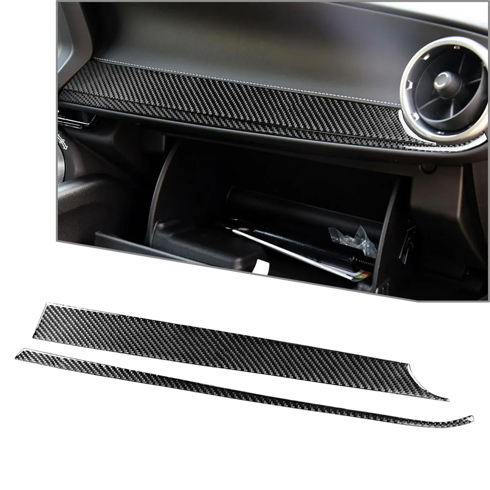 

Auto Co-pilot Position Dashboard Cover Carbon Fiber ABS Decor Trim For Chevrolet Camaro 2017 2018 2019 2020