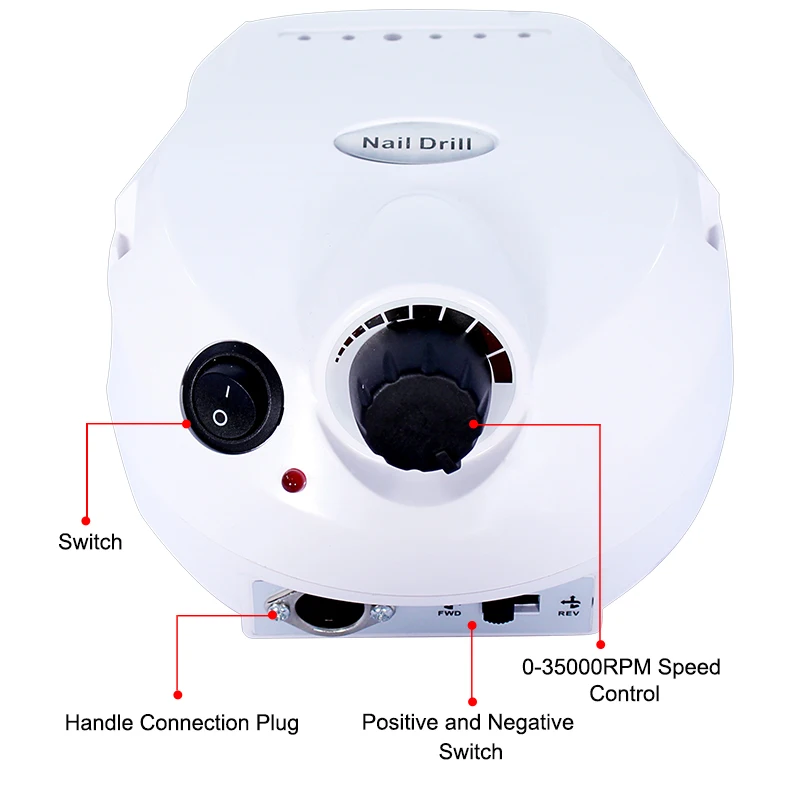 

Electric Nail Drill 30000 RPM Manicure Machine Apparatus for Manicure Pedicure Nail File Tools Drill Polish Bits Tools Kits