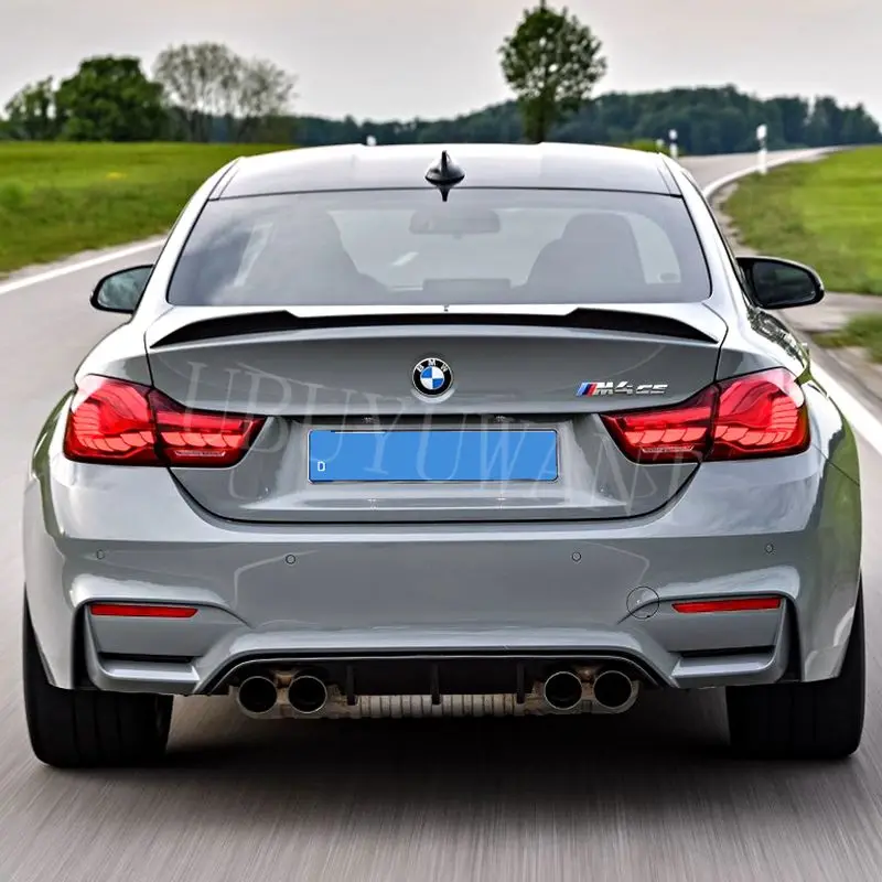 Для BMW F32 4 серии 428i 435i 2 Dr для Coupe 2013 2019 CS Style натуральное углеродное волокно