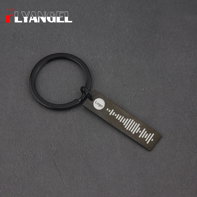 Черный любимый брелок для музыки под заказ с забавным кодом подарок на выпускной