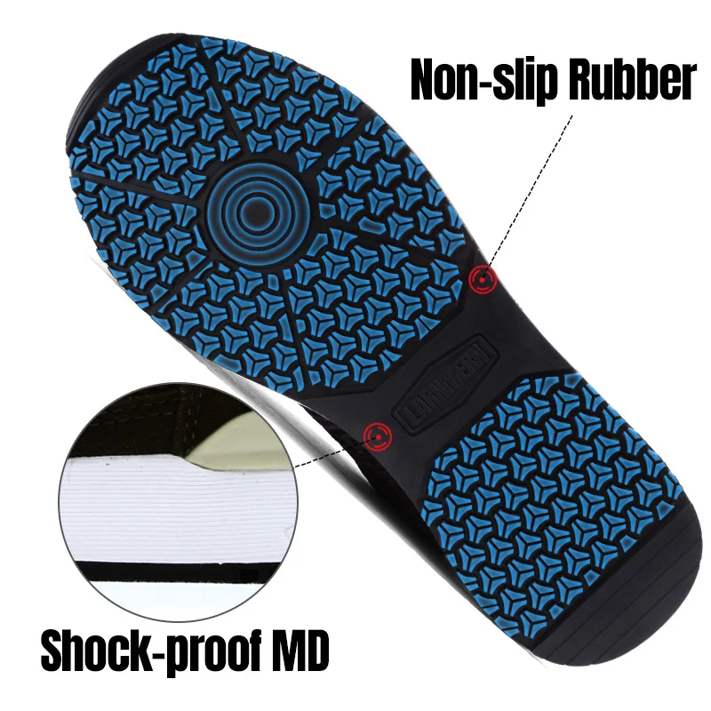 Мужская Рабочая безопасность защитные промышленные ботинки легкая дышащая