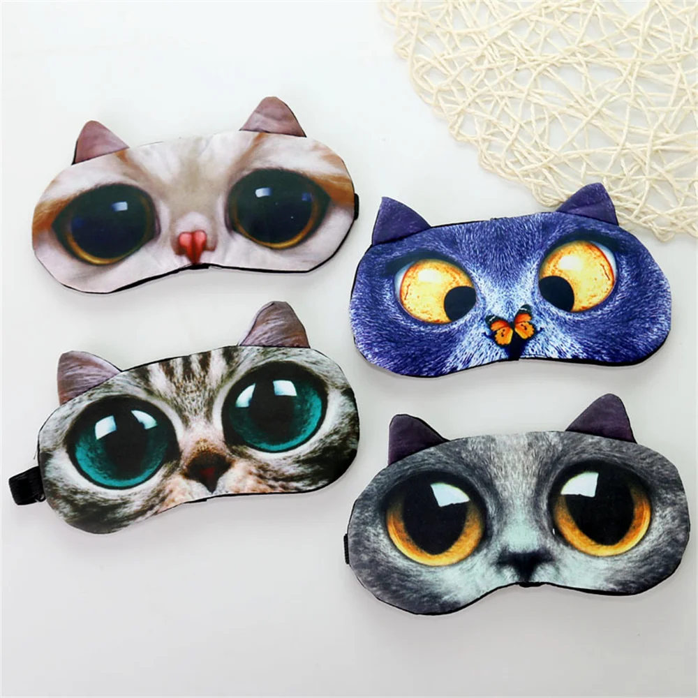 

New Eye Mask Creative 3d Cartoon Animal Sleeping Ice Pack Shading Eye Mask Male And Female Students Ice Mask