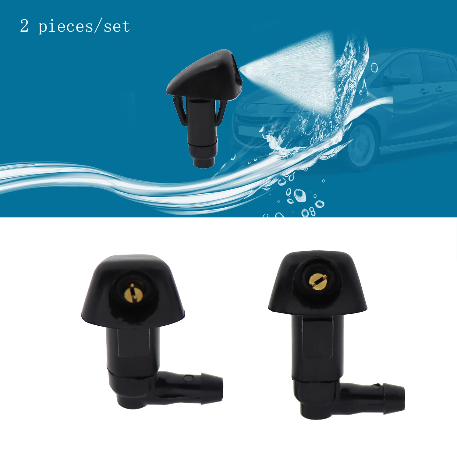 Форсунки для мытья лобового стекла 2 шт. распылители воды подходят Honda Civic