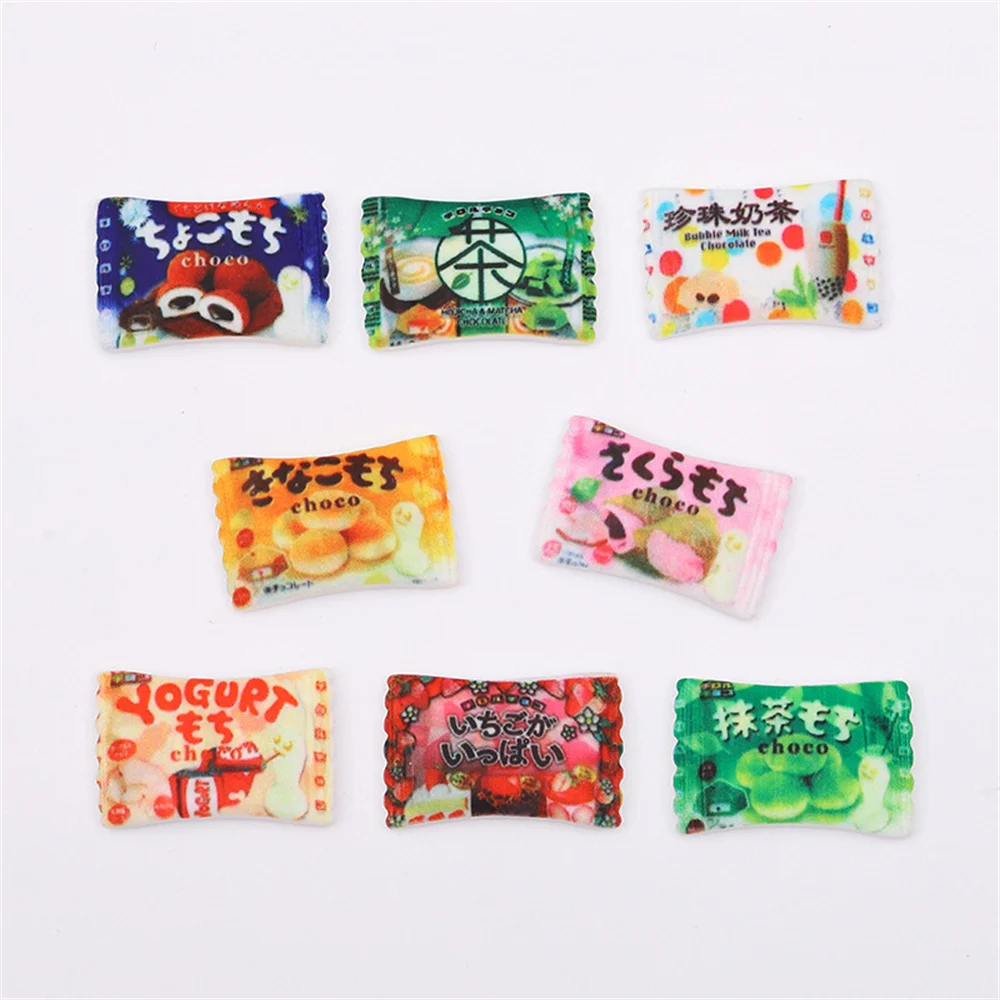 

Resin Simulation Japanese Candy Flat Back Cabochon Scrapbooking For Embellishments DIY Jewelry Craft Accessories