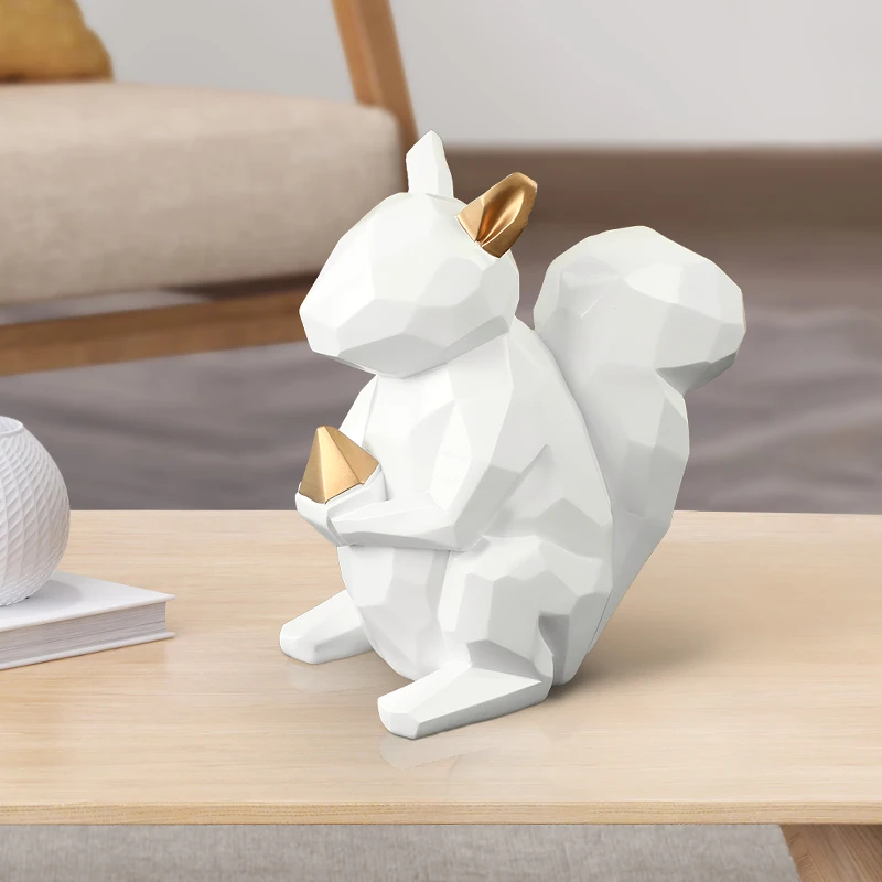 Статуи и скульптуры белки детская комната спальня домашний декор праздничные