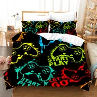 fashion gamepad bedding set kids game gaming quilt cover sets adult gift bed linen bedroom duvet covers single queen king size